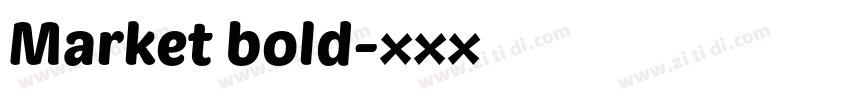 Market bold字体转换